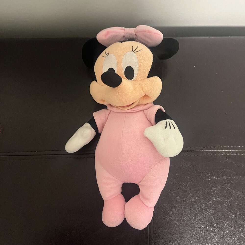 Disney pink Minnie Mouse plush 12"